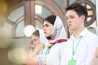 Патриарх Кирилл возглавил Божественную литургию в Свято-Воскресенском соборе Бреста