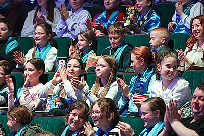 Праздничное представление для детей из пострадавших от аварии на ЧАЭС районов прошло в Белгосцирке