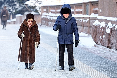 Солнечный январский день в Минске