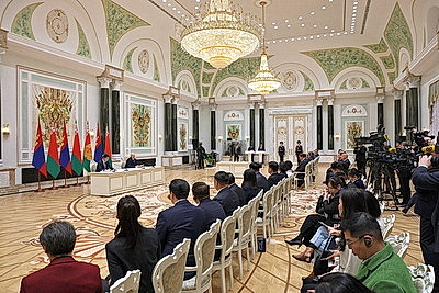 Президенты Беларуси и Монголии обменялись ратификационными грамотами Договора о дружбе и сотрудничестве