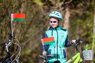 Велопробег ко Дню Победы собрал в Беловежской пуще около 400 человек