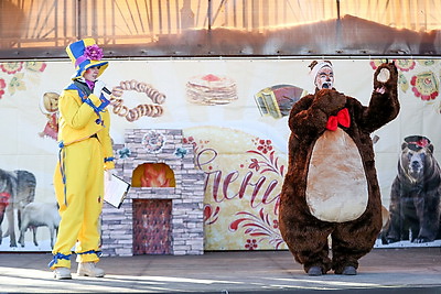 В Минском зоопарке прошла \"Медвежья Масленица\"