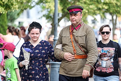 В Бресте воссоздали атмосферу последнего мирного дня 1941 года