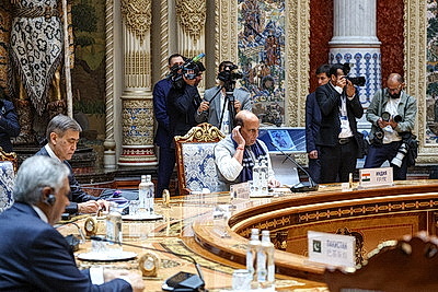Турчин принял участие во встрече с президентом Таджикистана