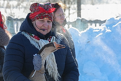 Гусиные забеги, обряды и много песен. В Костюковичском районе провели \"Гусінае свята\"