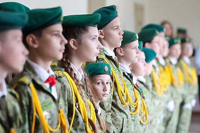 Кабинет по подготовке юных пограничников открыли в СШ №3 им. Усова в Гродно