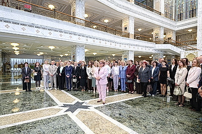 Сотрудники государственного комитета по стандартизации посетили Дворец Независимости