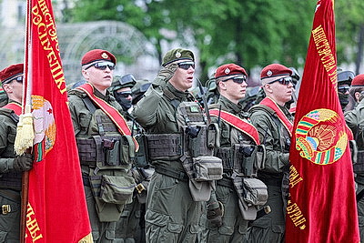 Парад военной техники, памятные акции: 9 Мая в Гомеле