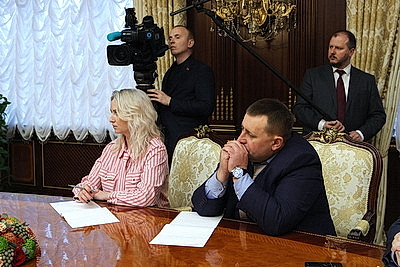 Лукашенко пообщался с журналистами