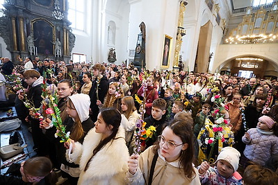 Католики отпраздновали Вход Господень в Иерусалим