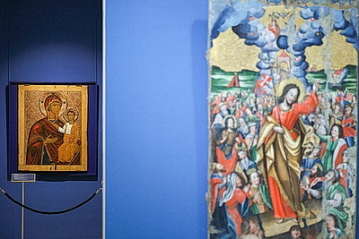 Уникальная икона \"Богоматерь Одигитрия\" представлена в НХМ