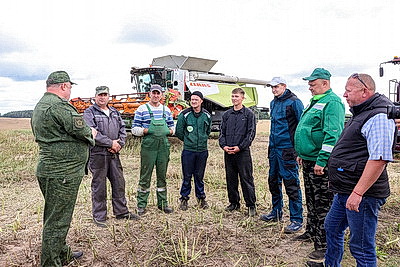 Мобилизация АПК. Военные комиссары встречаются с аграриями