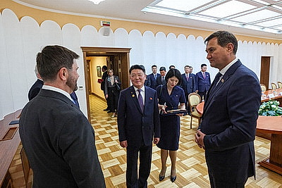 Рыженков провел встречу с министром внешнеэкономических дел КНДР