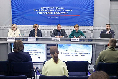 Вопросы оказания медицинской помощи детям со СМА обсудили на встрече в Белпрессцентре