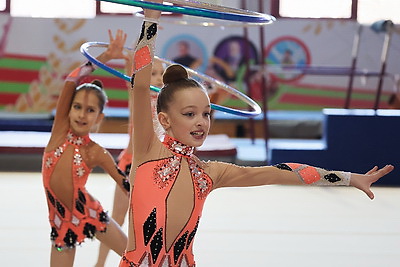 \"Олимпийские надежды\". Открытое первенство по художественной гимнастике проходит в Могилеве