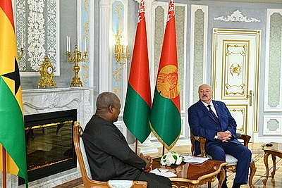 Встреча президентов Беларуси и Ганы проходит в Минске