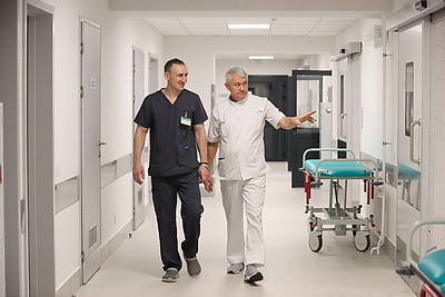 Новый операционный блок открыли в Брестской городской больнице №1