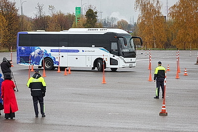 Конкурс профессионального мастерства среди водителей автобусов прошел в Гродно