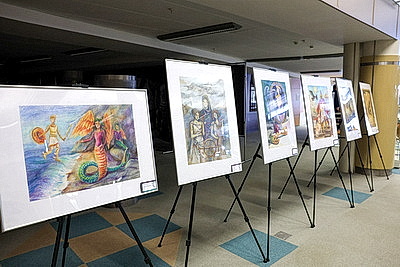 В Национальной библиотеке открылся выставочный проект \"Код мифов\"