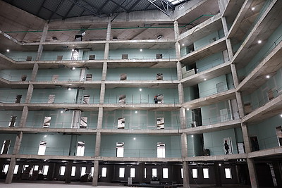 В Московском районе Минска возводится многофункциональный комплекс общественного назначения