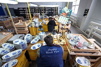 Добрушский фарфоровый завод - единственный производитель фарфоровой посуды в стране