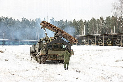Внезапная проверка боеготовности проходит в 2-й инженерной бригаде