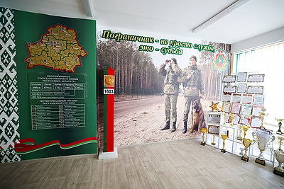 Кабинет по подготовке юных пограничников открыли в СШ №3 им. Усова в Гродно