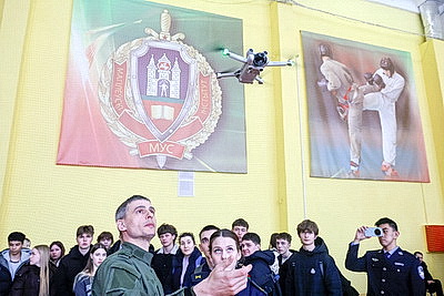 Могилевский институт МВД в день открытых дверей посетили около 1 тыс. школьников