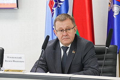 Сергеенко встретился с трудовым коллективом ГПО \"Минскстрой\" в преддверии Дня строителя