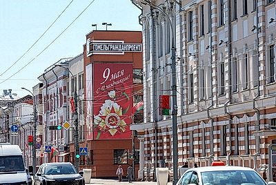 Города Беларуси украсили ко Дню Победы