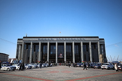 Выставка спецтранспорта, интерактивные площадки, конкурсы. Акция МВД проходит у Дворца Республики в Минске