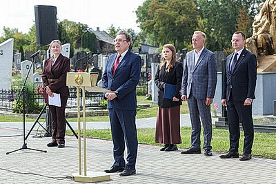 Памятную доску воинам-красноармейцам Московской области открыли в Бресте