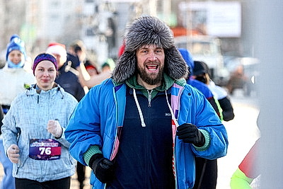Новогодний \"Забег трезвости\" состоялся 1 января в Беларуси
