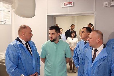Новый операционный блок открыли в Брестской городской больнице №1