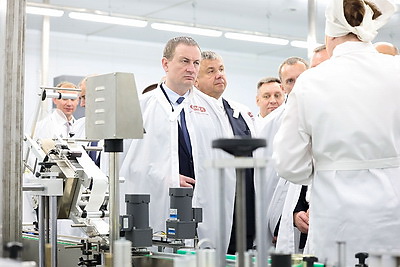 Развитие сырьевой базы и увеличение выпуска продукции. Турчин посетил Оршанский мясоконсервный комбинат