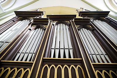 Достопримечательности. Костел Святой Троицы в Гервятах