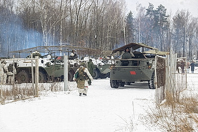 Соединение сил спецопераций в Бресте приведено в повышенную готовность во время проверки ВС