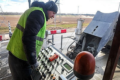 В Могилевской области проходит реконструкция трассы Р122 Могилев-Чаусы
