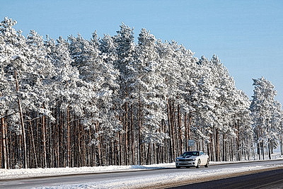 Зима в белорусской глубинке