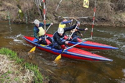 Более 120 любителей водного туризма из четырех стран объединили соревнования \"Неманская весна\"