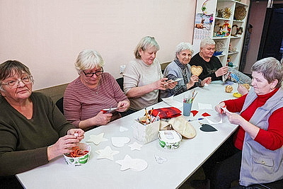 Минтруда и РОО \"Белая Русь\" провели совместную акцию в ТЦСОН Фрунзенского района Минска