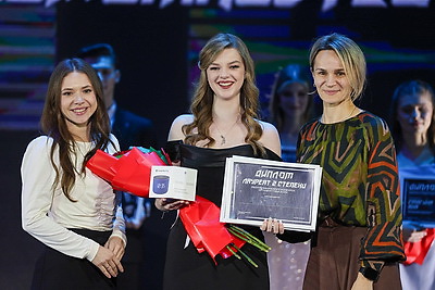 В ее выступлении - белорусские традиции. Студенткой года стала учащаяся ГрГУ им. Янки Купалы