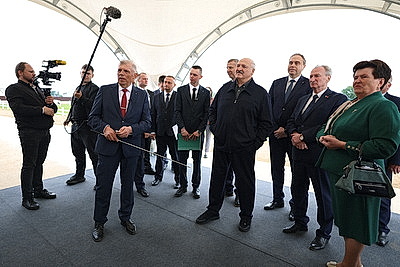 Лукашенко ознакомился с развитием племенного животноводства