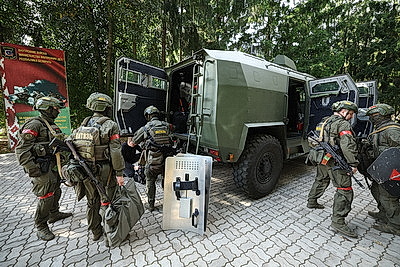 Проверка боеготовности по поручению Президента проходит в одной из бригад внутренних войск