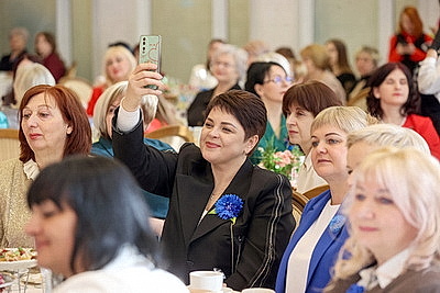 В Гомеле накануне Дня женщин чествовали жительниц региона
