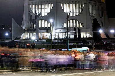 Крестный ход накануне католического Вербного воскресенья прошел в Гродно