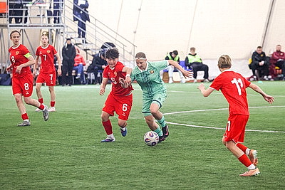 Сборная России WU-16 одержала победу над сборной Беларуси в турнире развития УЕФА