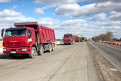 В Могилевской области проходит реконструкция трассы Р122 Могилев-Чаусы
