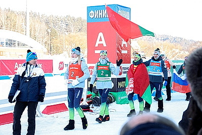 Команда Беларуси выиграла смешанную эстафету на домашнем этапе Кубка Содружества