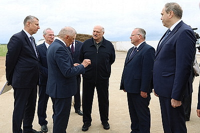 Лукашенко ознакомился с развитием племенного животноводства